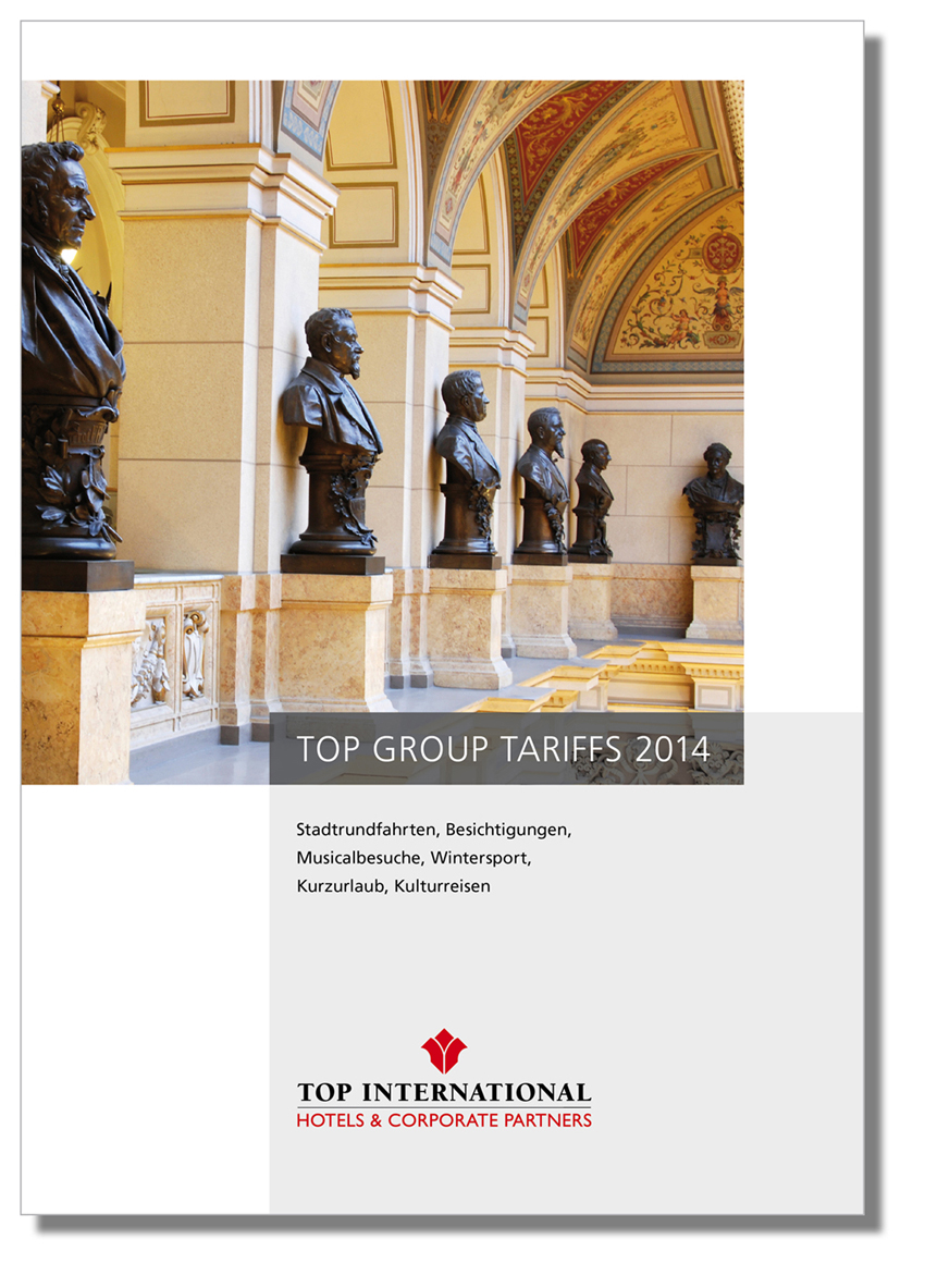 TOP INTERNATIONAL Hotels announced its TOP GROUP TARIFFS 2014 brochure