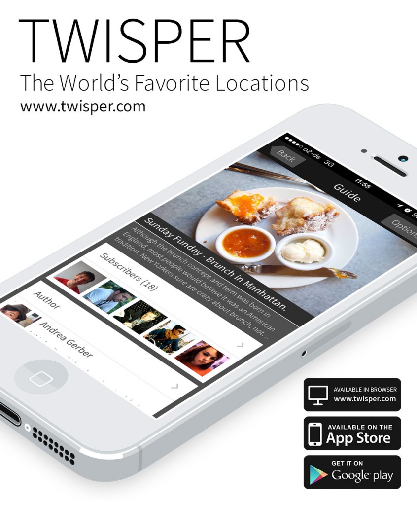 Twisper Travel GmbH, the most reliable source for quality locations around the world, launched Twisper Guides on February 11th