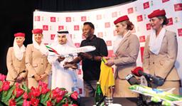 Pele in Dubai in January when he was announced as a Global Ambassador for Emirates, an Official FIFA Worldwide Partner.