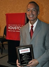© Houston Airport System Houston Aviation Director Mario C. Diaz was  named "Public Official of the Year" by the University of Houston.