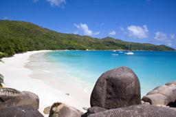 Anse Lazio Beach, situated on Praslin. Voted as one of the top 25 beaches in the world in the Choice Beaches Award 2013 by Trip Advisor. Photo courtesy Gerard Larose, STB.