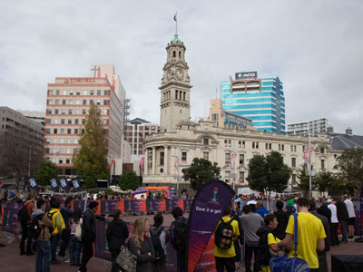 Auckland - FIFA's One Year to Go celebrations