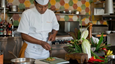 Jimbaran Bay Cooking Academy opens at Four Seasons Resort Bali at Jimbaran Bay on August 4, 2014 