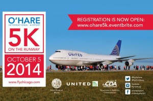 The Chicago Department of Aviation and United Airlines open registration for O'Hare 5K "Run On the Runway" to benefit the Wounded Warrior Project 