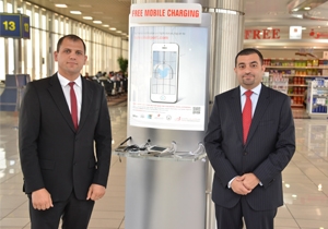 Bahrain Airport Company installs eight new mobile charging stations at both the arrivals and departures areas of the Bahrain International Airport  