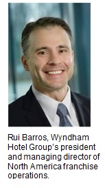 Wyndham Hotel Group announces the appointment of Rui Barros as president and managing director of North America franchise operations