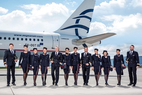 AEGEAN renews its image and evolving the presence of its staff members with new uniforms designed by renowned London-based Greek fashion designer Sophia Kokosalaki  
