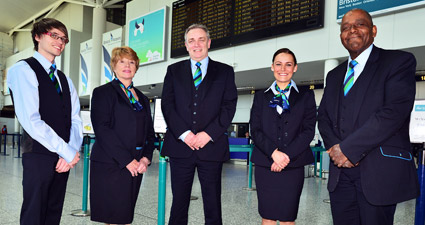 Bristol Airport introduces new uniform for its Customer Operations teams working in the terminal and car parks 