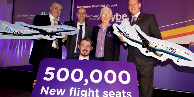Flybe launches eight new routes including two major European hub airports from Doncaster Sheffield Airport