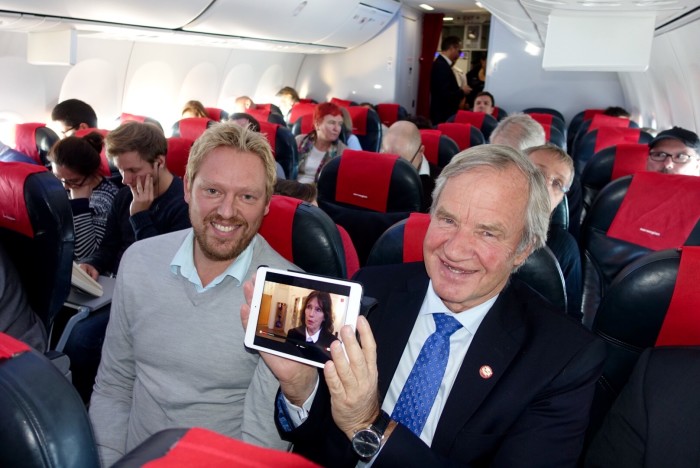 Low-cost airline Norwegian first airline to offer live TV on board European flights 
