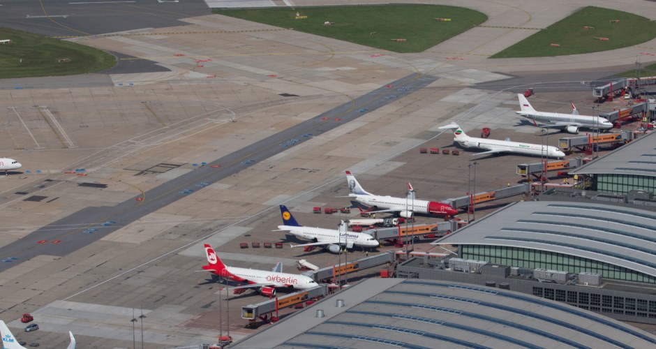 Hamburg Airport to renew its main apron; construction work planned for the period 2016–2020
