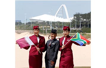 Qatar Airways increases operations in South Africa with the launch of new services between Doha and Durban  