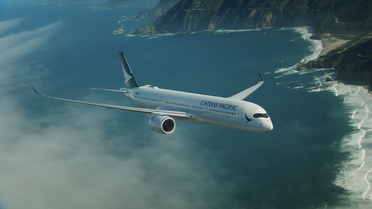Cathay Pacific Airways took delivery of its first Airbus A350-900XWB aircraft