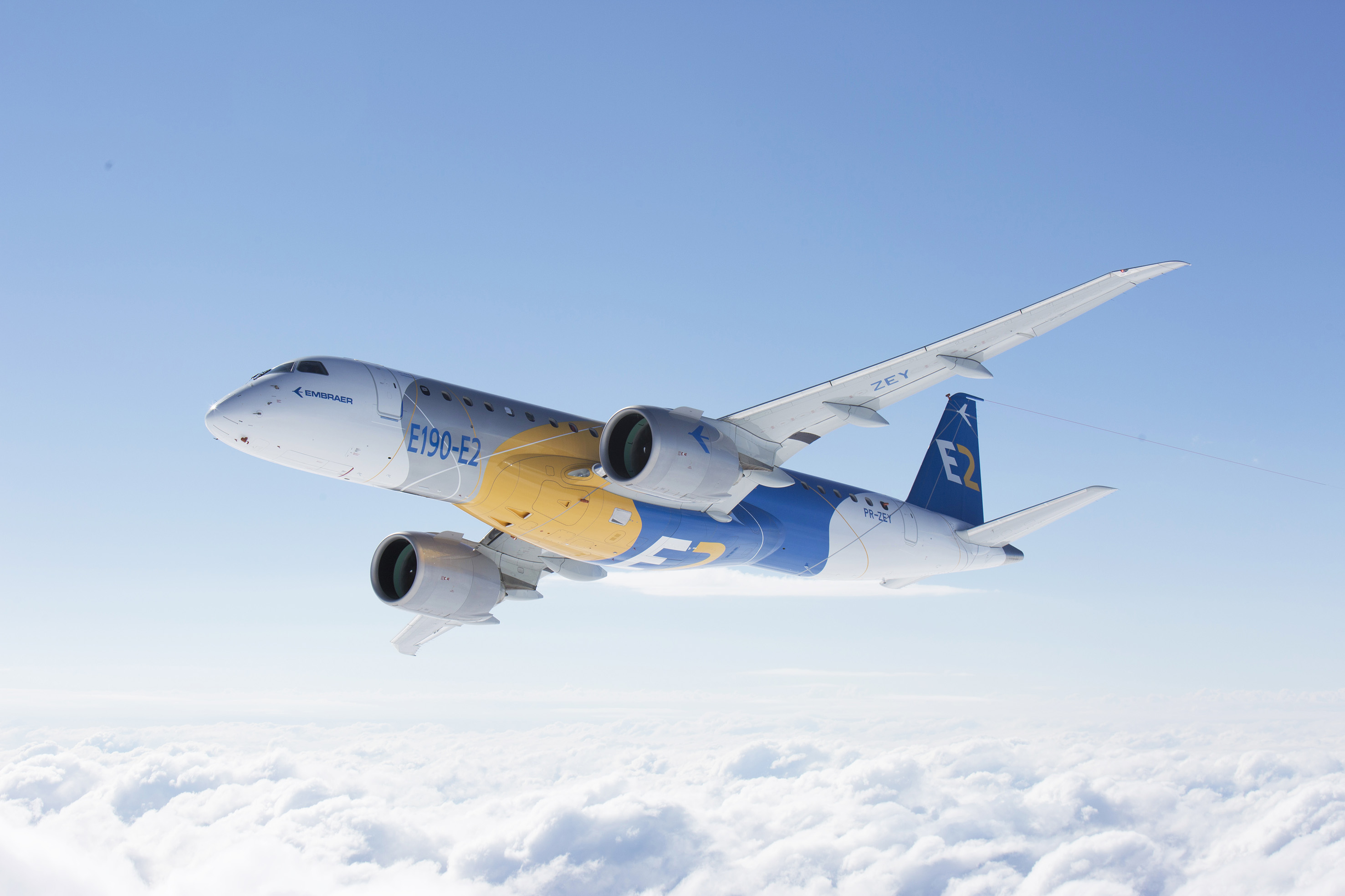 Embraer announces the completion of maiden flight of the E190-E2 