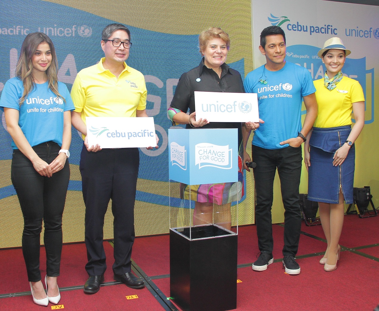 Cebu Pacific and UNICEF partner to launch Change for Good program to bring health and nutrition to infants and young children in the Philippines
