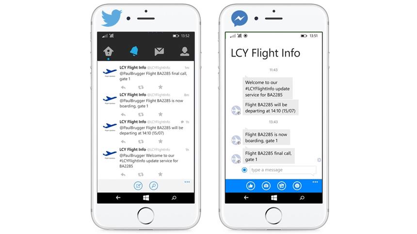 London City Airport passengers now can use Facebook Messenger to check real-time information on their flight