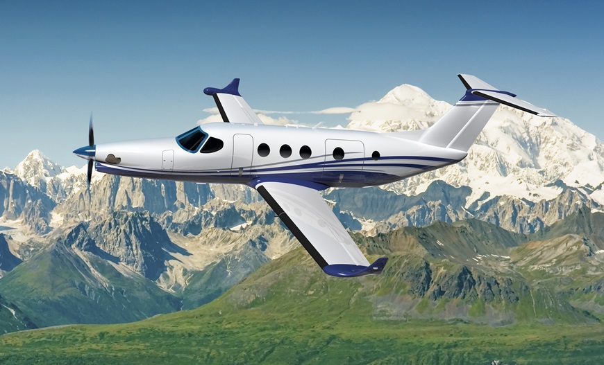 Textron Aviation unveils the single engine turboprop Cessna Denali at the EAA AirVenture Oshkosh