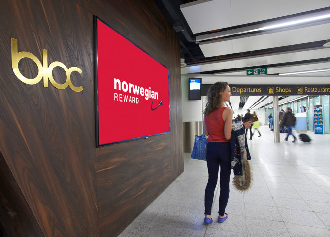 Norwegian Reward now gives members 12% CashPoints when booking any room at BLOC Gatwick