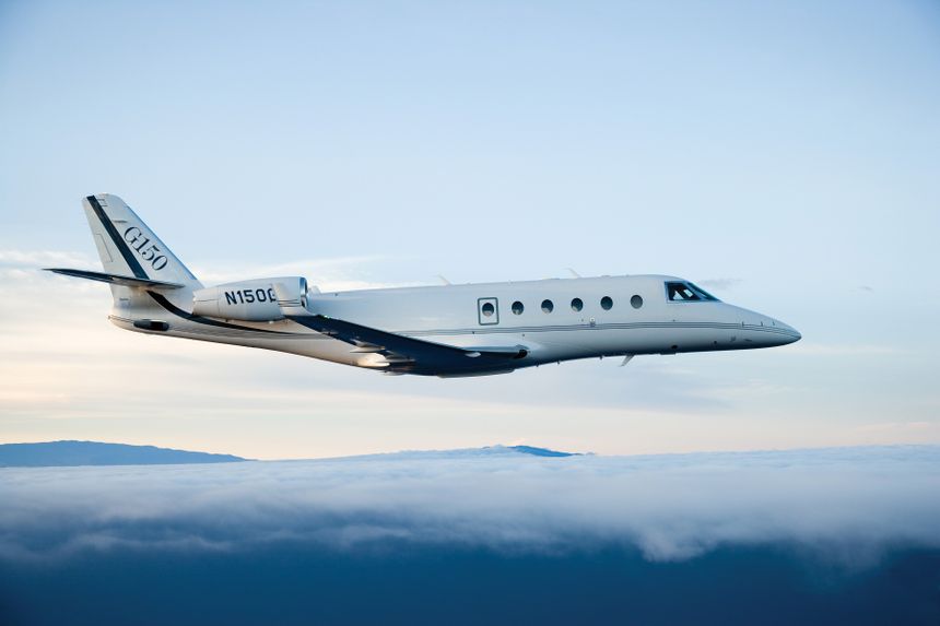 The G150 entered service in August 2006. Its performance immediately put it at the top of the mid-size class of business jets.