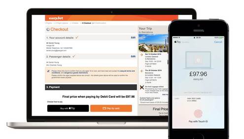 easyJet introduces Apple Pay on Web for bookings made on easyJet.com