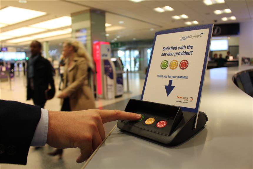 London City Airport introduces real-time Feedback Now system to improve passenger experience