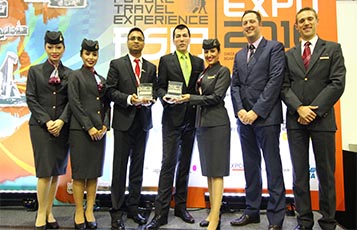 Qatar Airways Senior Vice President of Customer Experience, Mr. Rossen Dimitrov received the award on behalf of the airline