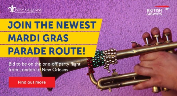 British Airways to auction a one-off VIP charter to New Orleans on eBay 