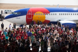 Southwest Airlines Unveiled Colorado One In Denver On Wednesday, August 22 2012. Stephen M. Keller, Southwest Airlines 2012.