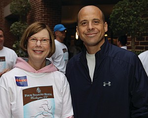 Washington Hospital Center's Dr. Sandra Swain and Christian Clerc of Four Seasons