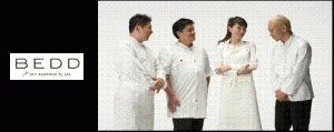Star chefs from left to right: Koji Shimomura, Seiji Yamamoto, Fumiko Kono and Chikara Yamada