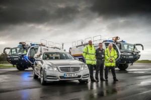 New Mercedes E-Class starts economy challenge at Nqy Airport