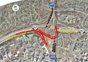 New Ramp from Dulles Airport Access Highway to I-495 Opens September 8