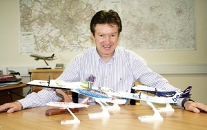 Tony Hallwood, Leeds Bradford Airport’s Commercial Director, promotes the region to leading airlines