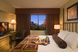 Guests looking to spend Thanksgiving or Christmas in “the most beautiful place in America,” according to USA Today will enjoy the Away for the Holiday Package from Hilton Sedona Resort & Spa. Credit: Hilton Hotels & Resorts. 