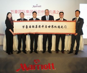 [Pictured: Ms. Sandra Ngan, Area Director of Human Resources, North China; Mr. Franco Io, Market Vice President, North China; Mr. Henry Lee, Senior Vice President, Greater China; Mr. Simon Cooper, President and Managing Director, Asia; Mr. Colin Lin, Senior Vice President, Hotel Development China; Mr. Lawrence Ng, Vice President, Sales & Marketing, Greater China] 