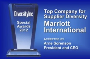 Marriott Named Top Company for Supplier Diversity