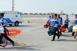 Perfecting Airport Readiness Emergency exercise at Bahrain International Airport in December 
