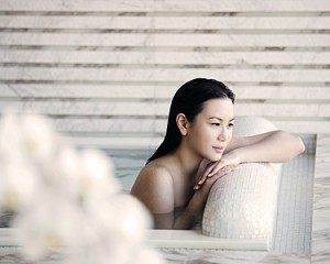 Relax in baths at the Spa