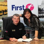 Paul Lawrie Visits FirstGroup for Autobiograhy Signing Session