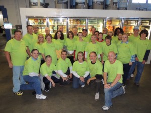 Team members from the Hilton Garden Inns Ponte Vedra, Orange Park, and Deerwood Park kicked off Hilton Worldwide's first ever Global Week of Service on Saturday, November 10 at the Second Harvest Food Bank of Jacksonville. Credit: Hilton Garden Inn