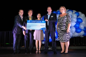 Hilton Pattaya today marked its second birthday anniversary by donating THB 66,930 to Human Help Network Foundation Thailand in support of their efforts in assisting underprivileged children in Thailand. Credit: Hilton Hotels & Resorts. 