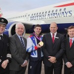 Left to Right Captain James Rowlands, John Parkin, Olympic Medalist Luke Campbell, Andy Lord and Tony Hallwood