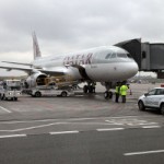 Qatar Airways’ inaugural flight to Warsaw arrives in the Polish capital, its 32nd European destination
