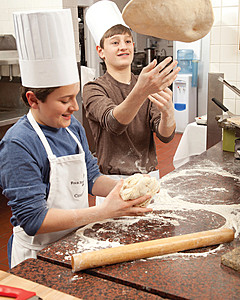 Kids will also enjoy baking pizza with the Chef
