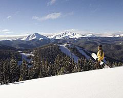 Vail Mountain is the single largest ski mountain in the US