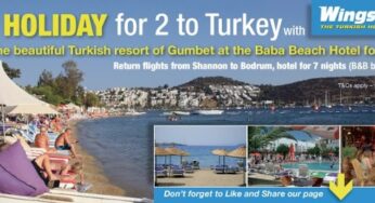 Win a Holiday for 2 to Turkey direct from Shannon