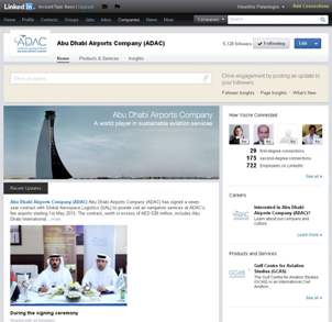 Abu Dhabi International Airport and Abu Dhabi Airports Company Launch on Social Media Platforms