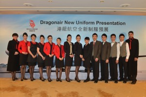 Cabin crew showcase Dragonair's new uniform to be launched network-wide on 28 March 2013.
