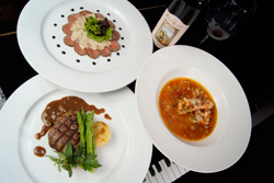Tosca’s appetizing dishes, part of the 5-course Northern Italian Style Menu offered on April 16, 2013