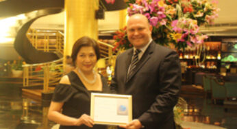 Dusit Thani Manila receives Silver Certification from EarthCheck For three consecutive years